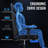 Ergonomic Massage Gaming Chair With Adjustable Armrests-666786207