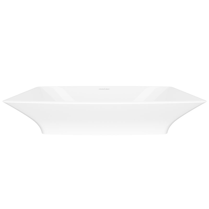 Ravello 60 Rectangular 24-1/8" Vessel Lavatory Sink in Volcanic Limestone without Internal Overflow