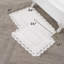 Laura Ashley Crochet Cotton 2 Pieces Bath Rugs-1809581742
