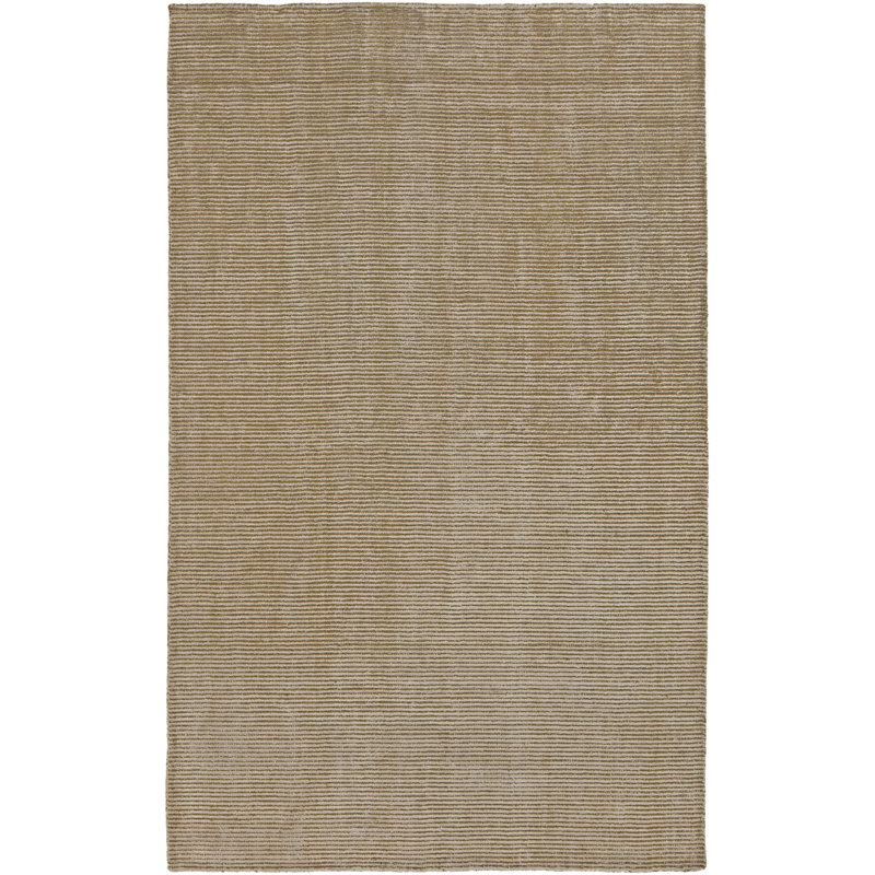 Tapis kaki tissé à plat à la main Tiffany, Rectangle 3 pi 3 po x 5 pi 3 po
