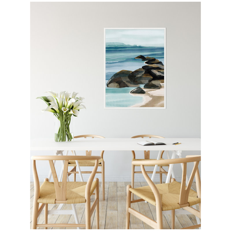 «Ocean Breeze II» par Nikita Jariwala, reproduction d'art sur toile encadrée