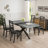 Retro Rectangular Stretch Dining Table-2085853625