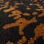 Alaisdair Splash Abstract Black Orange Area Rug-904268116