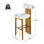Tabouret de bar intérieur en bois rembourré-356508634