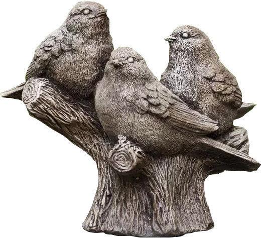 Three's Company Statue, Alpine Stone
