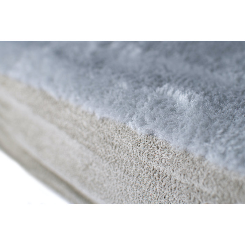 Large Sage Green and Gray Memory Foam Orthopedic Pet Bed