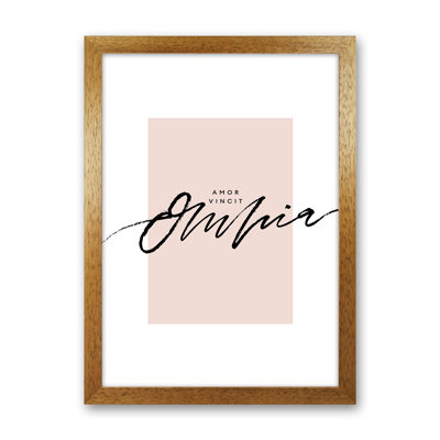 Amor Vincit Omnia 2 - Print