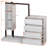 4 Drawer And 3 Shelf Wardrobe-105402186