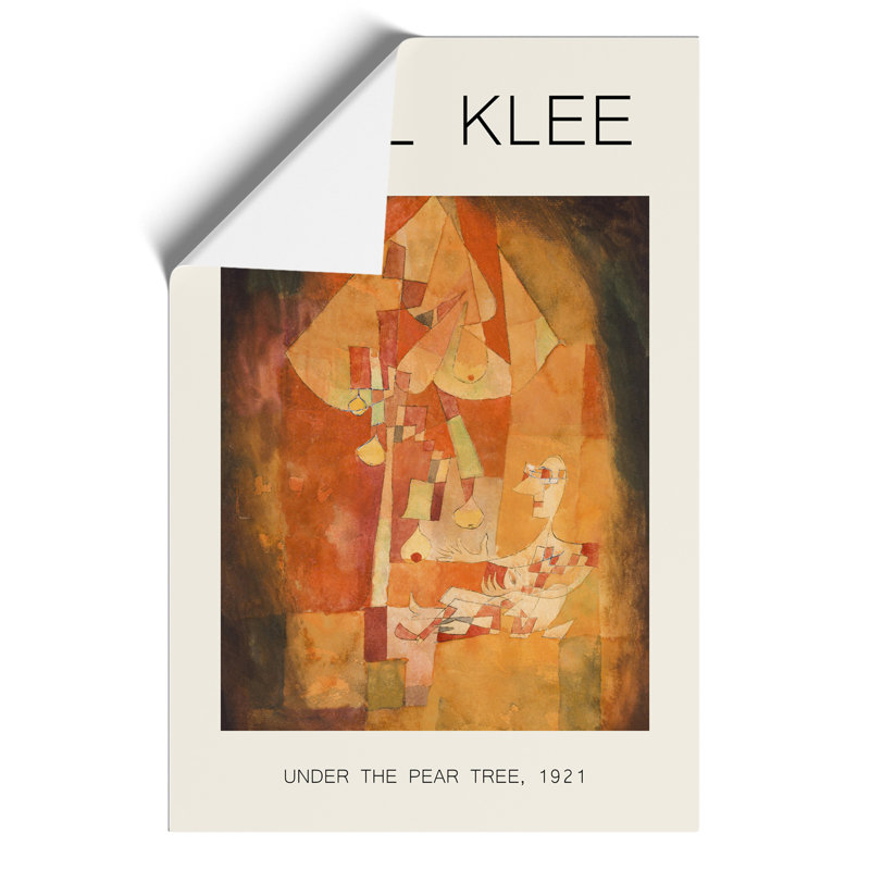 The Man Under the Pear Tree Print by Paul Klee - Frameless Print, 59cm H x 42cm W x 0.1cm D