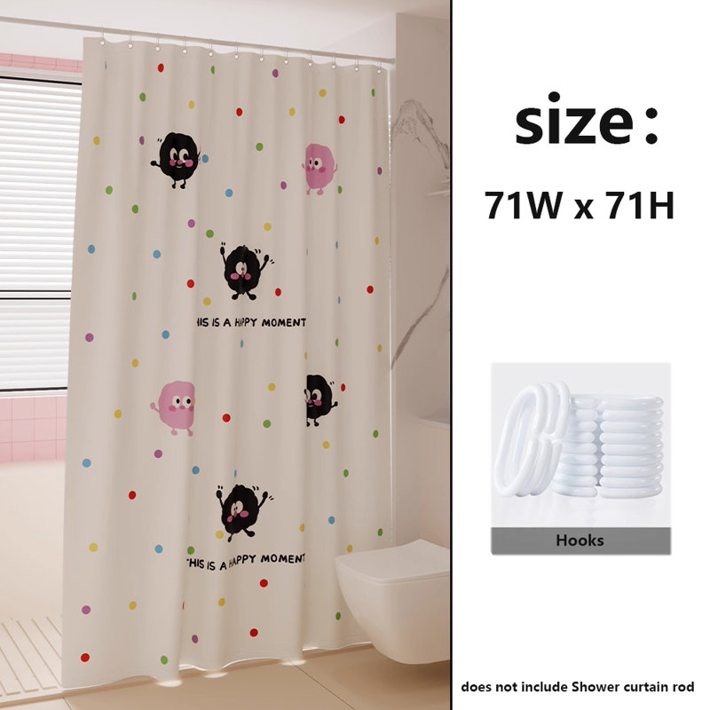 Rideau de douche en polyester