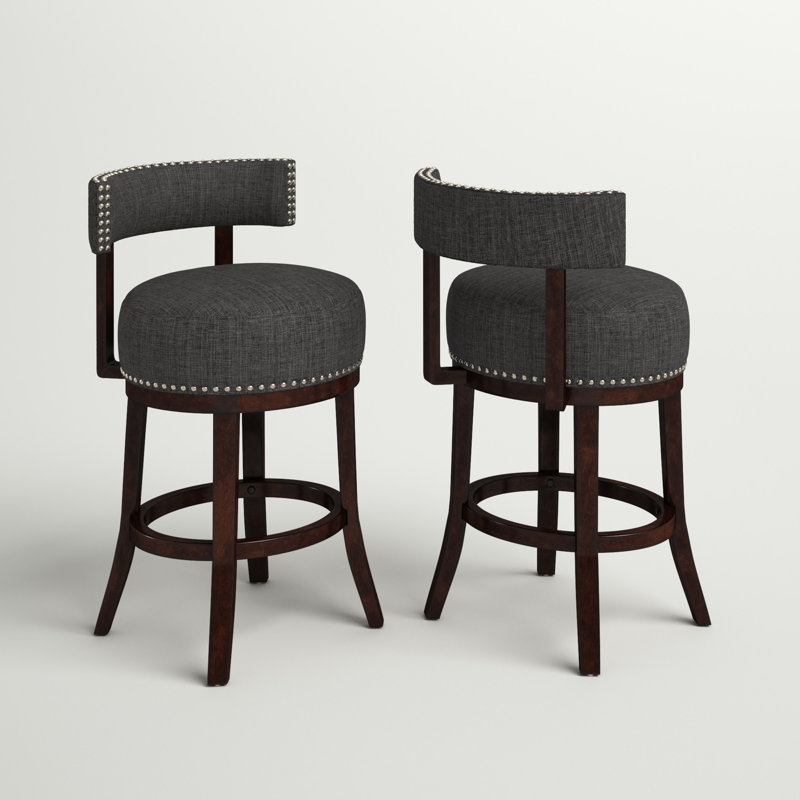 Norden Swivel Bar & Counter Stool, Gray, Counter Stool (25" Seat Height)