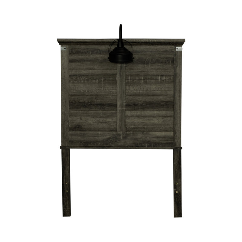 Lafever Panel Bed w/ LED Light, Twin