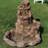 Villegas Weather-Resistant Stone Springs Outdoor Water Fountain with LED Lights