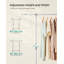 Adjustable Rolling Clothing Rack