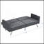 Canapé-lit Canapé-lit convertible pliant gris foncé-1912727012