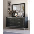Commode double à 6 tiroirs l 58,35 po avec miroir Maxo