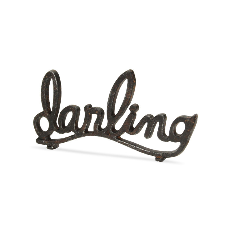 Mongillo Text & Numbers Letter Block, Black