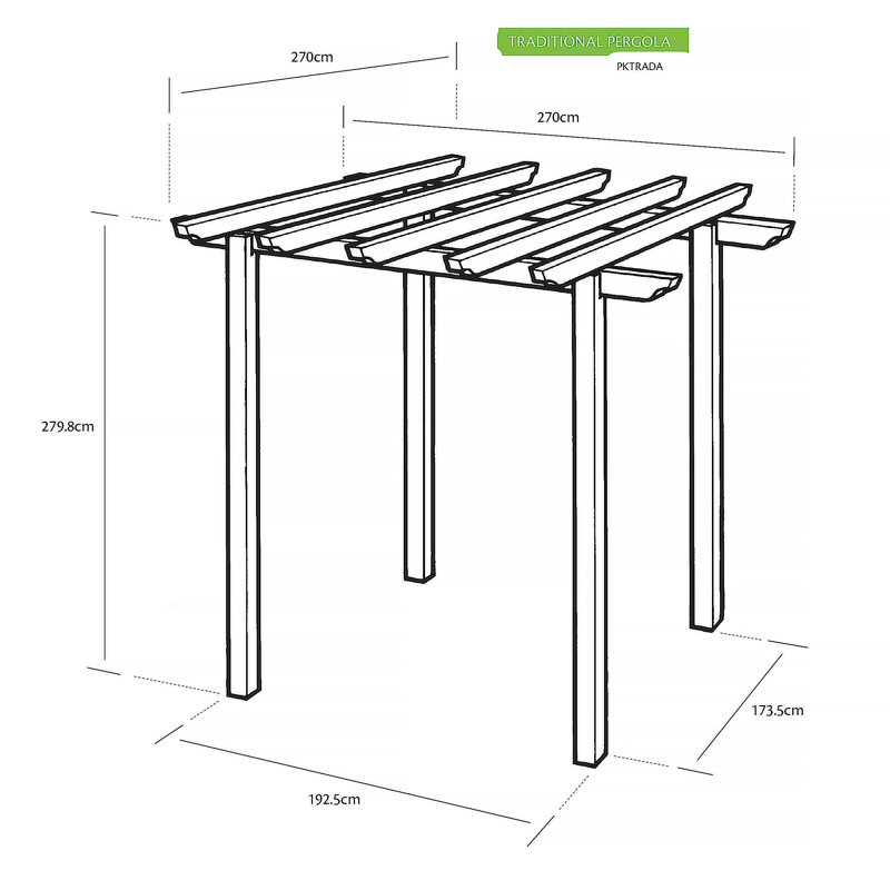 Traditional Garden Pergola