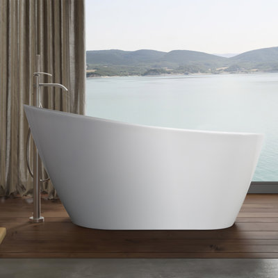 Maryline 80 mm W Freestanding Acrylic Bath