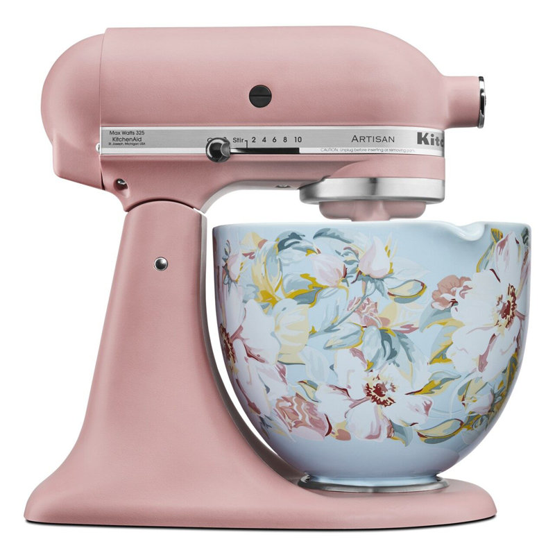 KitchenAid® 5 Quart White Gardenia Ceramic Bowl