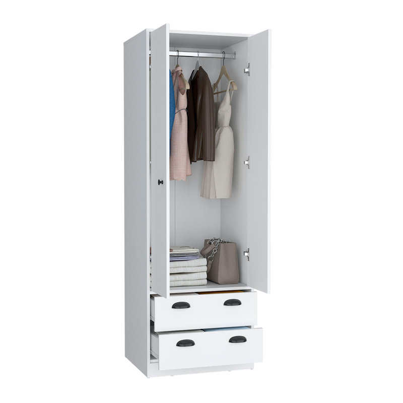 Armoire with Double Door and 2-Drawers