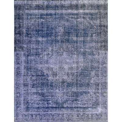 ZIVNVIZIGBL00 Wool Oriental Area Rug in Blue