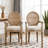 Upholstered Fabric Dining Armchair, Set
