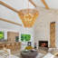 Grand lustre en rotin tissé à la main avec 12 lumières, style bohème campagnard rétro, design en osier rustique pour la salle à manger, la cuisine, le salon, la base E12-243143520