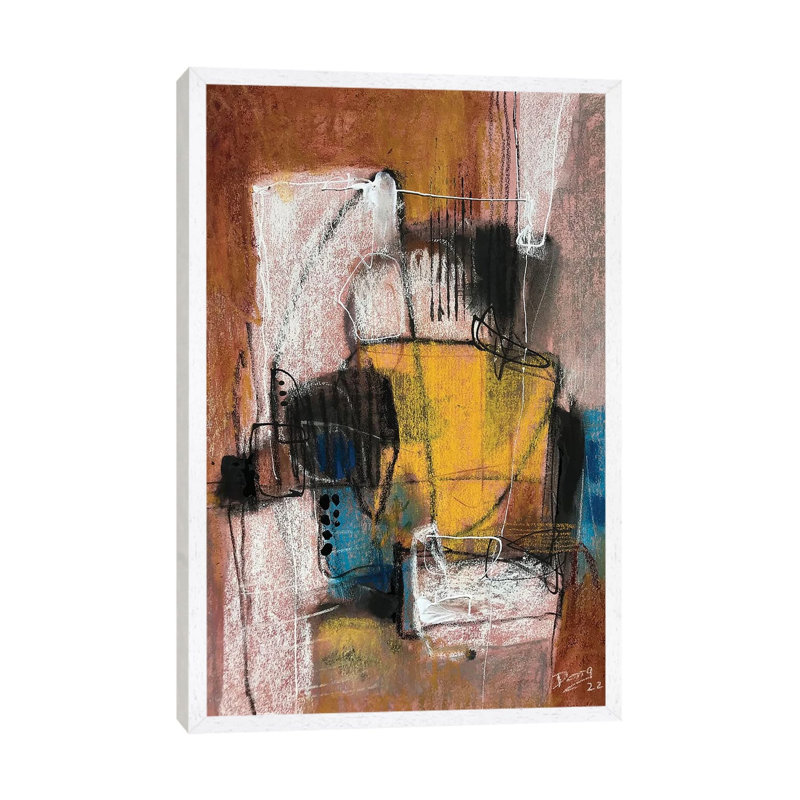 Hermit 1 Piece Wall Art on Canvas, 66.04 cm H x 45.72 cm W, White Floater Framed