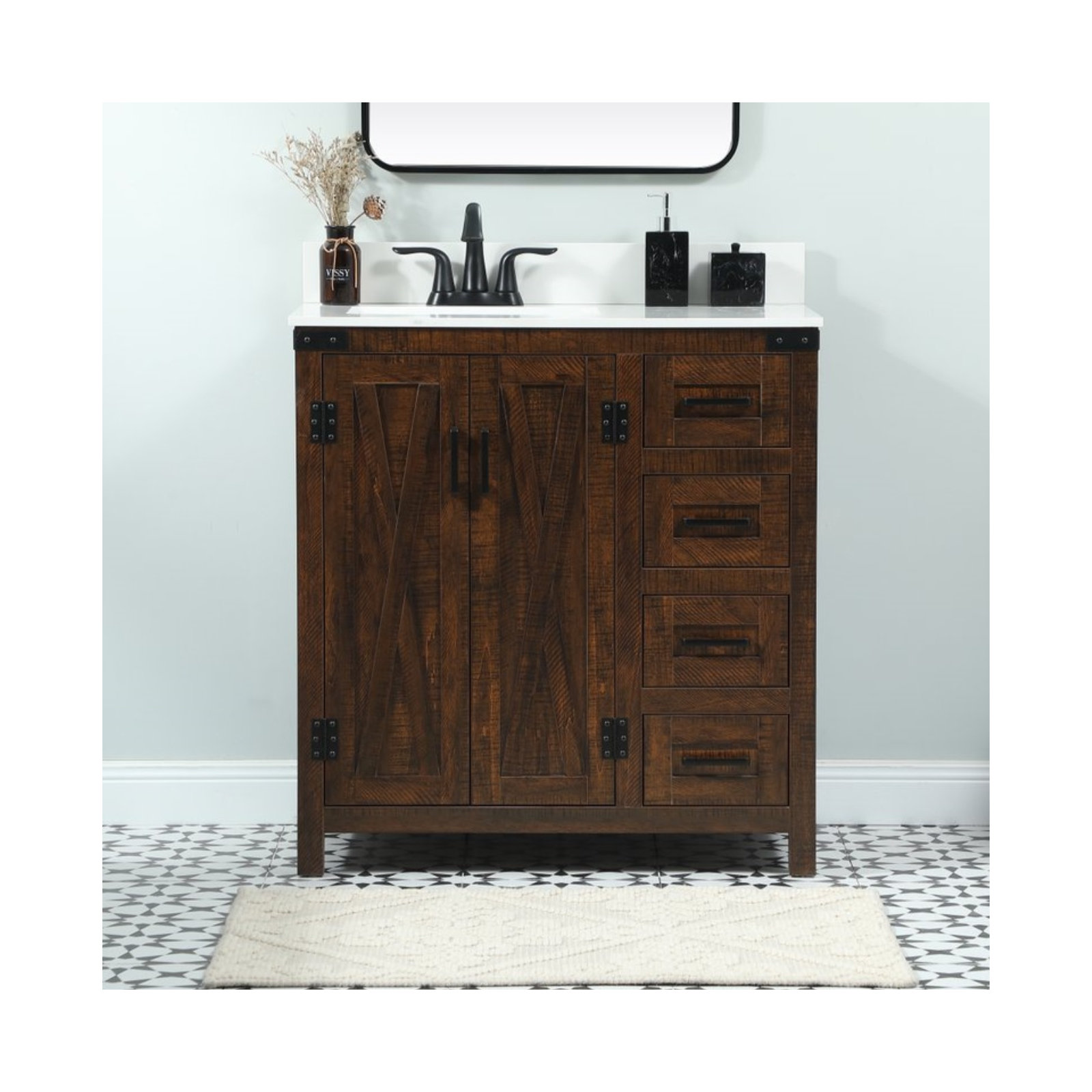 Slayton 32'' Single Bathroom Vanity, Expresso