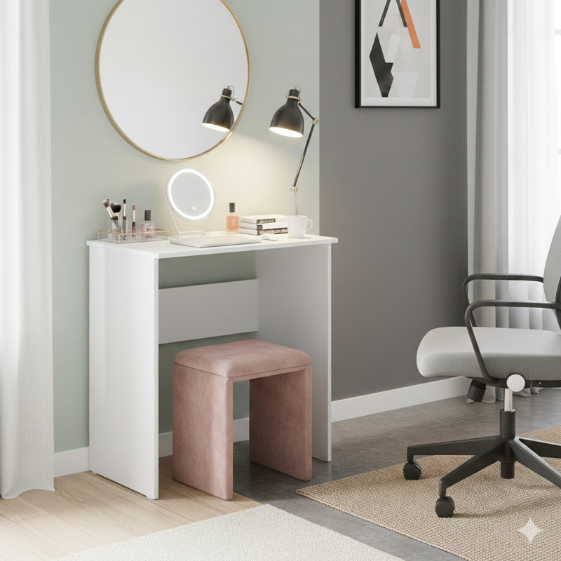 Computer Desk, White