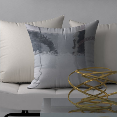 Abstract Reversible Throw Pillow