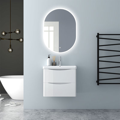 Burkell Oval Mirror