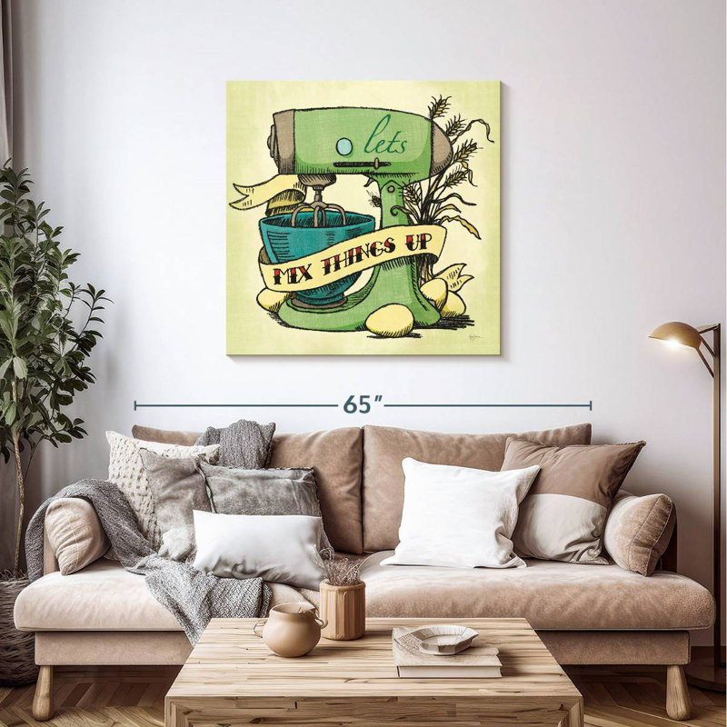 Tergel Retro Bakery Green I, 39" H x 39" W