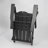 HDPE Folding Adirondack Chair With Dual Cup Holder-1592484835
