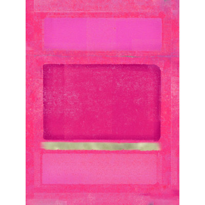 Faux Rothko Style Painterly - reproduction d'art sur toile tendue