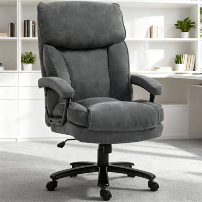 Chaise de bureau avec rembourrage moelleux et pivotant pour une journée de travail et de détente