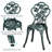 2 - Person Metal Patio Dining Set with Round Table-1498060028