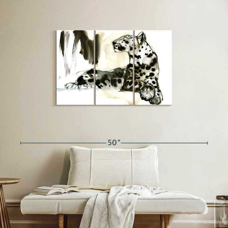 Brampt Arabian Leopard 2008 III, 24" H x 38" W