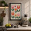 Stylized Tulip Composition Mid-Century - Wrapped Canvas-1241985982-1241985952