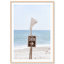Swim Malibu Beach Print by Carly Tabak