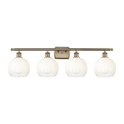 Ballston - Brookhaven Globe - 4 Light Bath Vanity Light