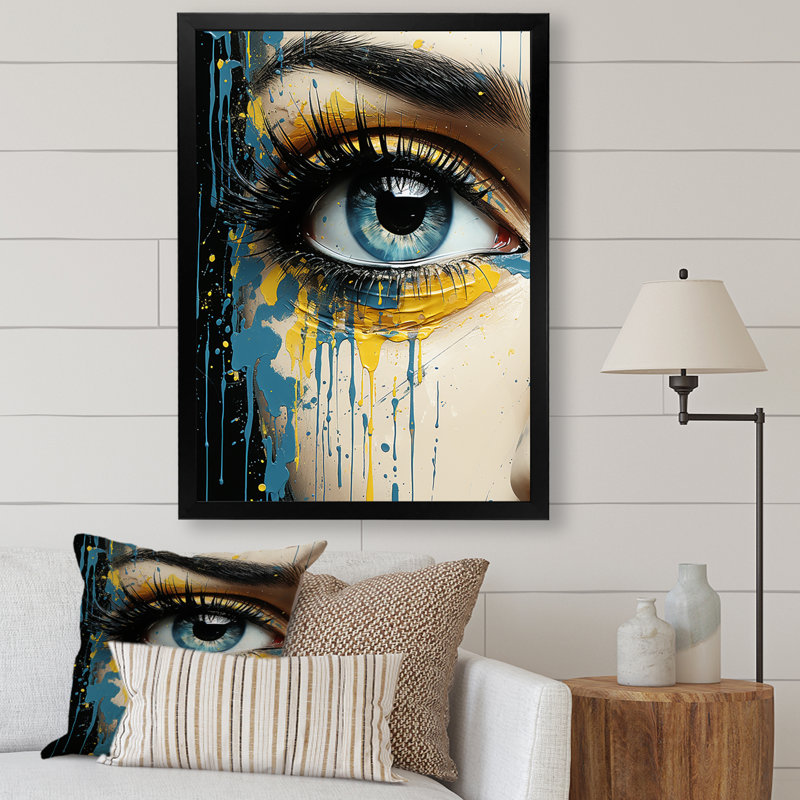 Byzantine Beauty - Classics Wall Art, 20" H x 12" W x 1" D, Black Picture Framed