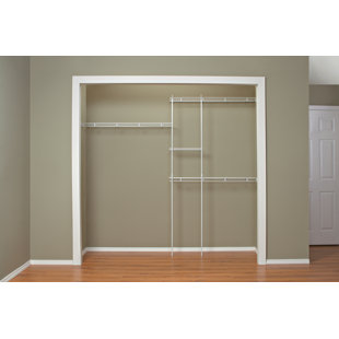 ShelfTrack 84 W - 120 W Closet System Starter Kit