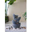 Fontaine décorative à 4 niveaux 13,4 x 9,4 x 21,5 po Nautilus