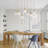 Kayanne 7 - Light Glass Shades Kitchen Island Geometric Pendant-69849915