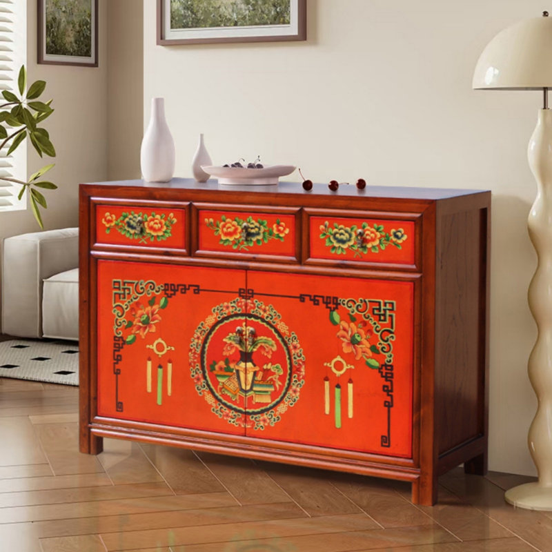 Retro Painted Decorative Sideboard