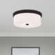 Flaire 3 Light Fabric Flush Mount