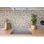 Carreau de mosaïque en marbre adouci pour plancher et mur 12 po x 13 po Canyon Gale