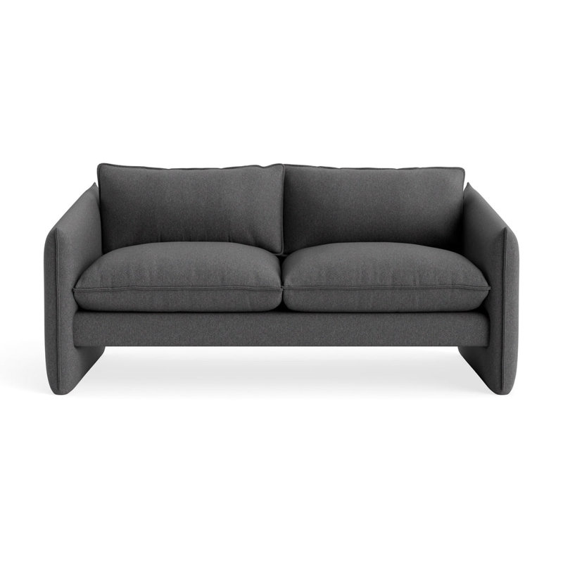 Canapé Softmore, H 34 po x l 74 po x P 40 po, Gris Gabro